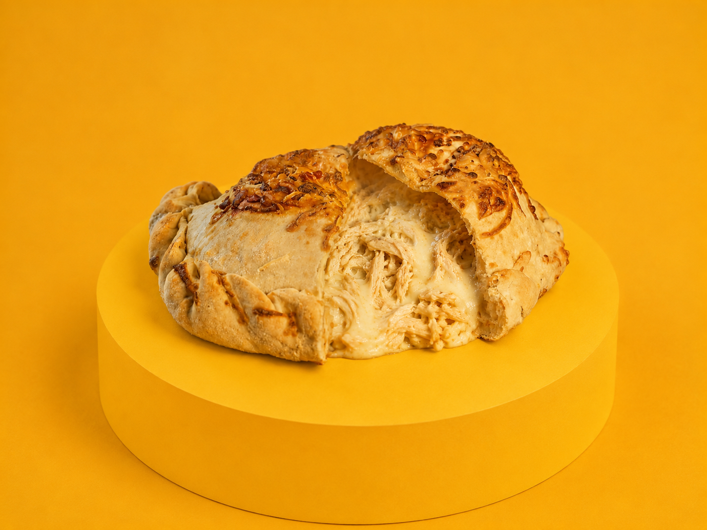 Calzone Frango e Requeijão
